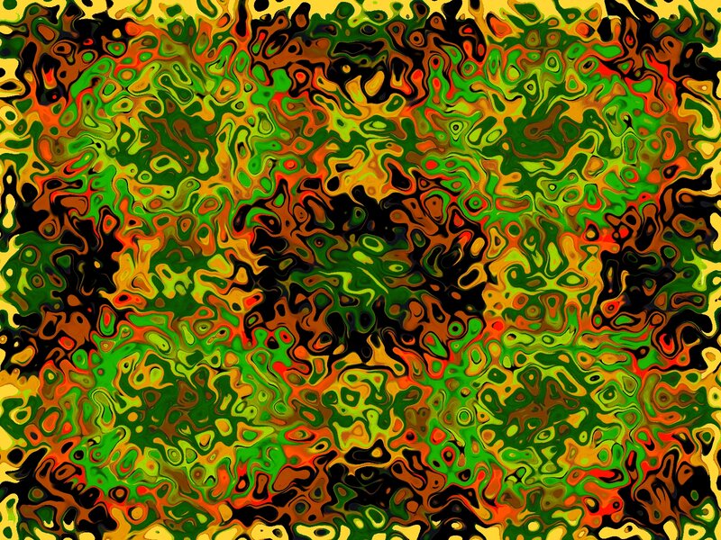 Abstract Colorful Pattern — Green, Vibrant