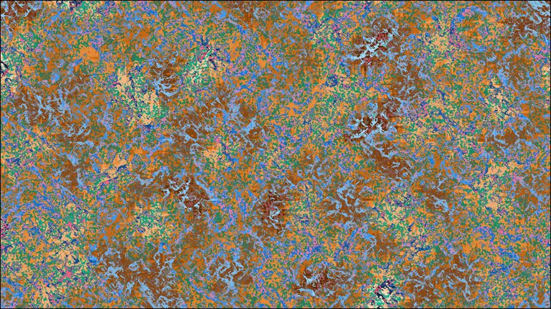 Abstract Colorful Pattern — Orange