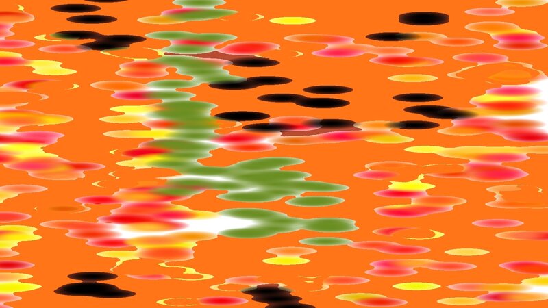 Abstract Colorful Pattern — Orange, Vibrant