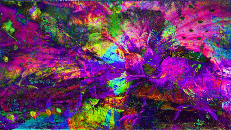 Abstract Colorful Pattern — Purple, Vibrant