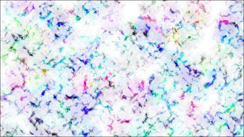 Abstract Colorful Pattern — White