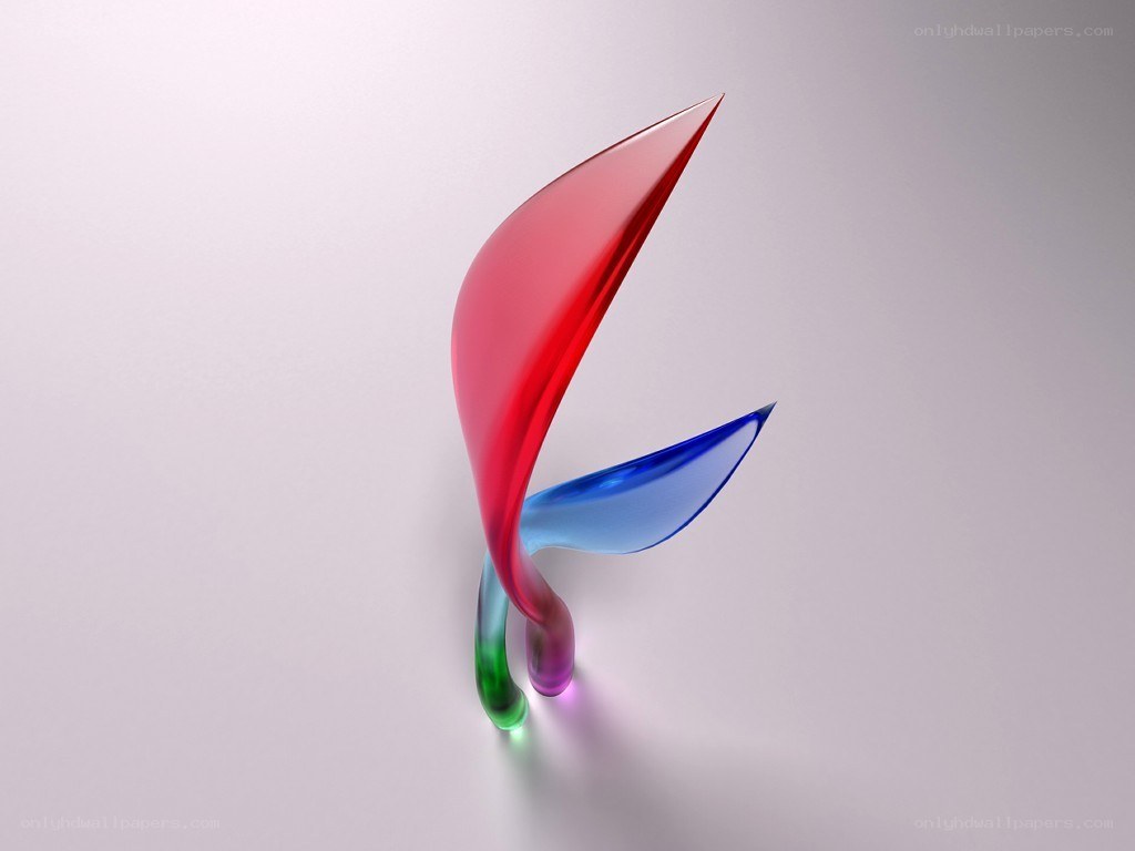 Abstract colorful sculpture