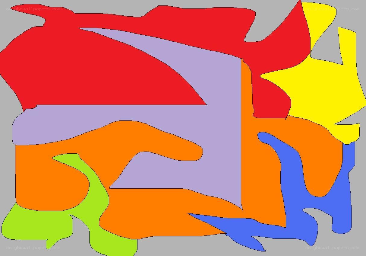Abstract colorful shapes