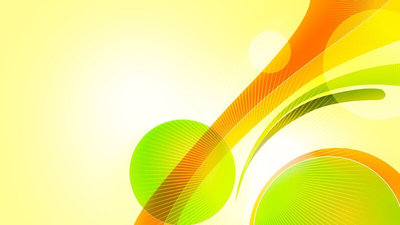 Abstract Colorful Shapes — Yellow, Vibrant, Vector Art