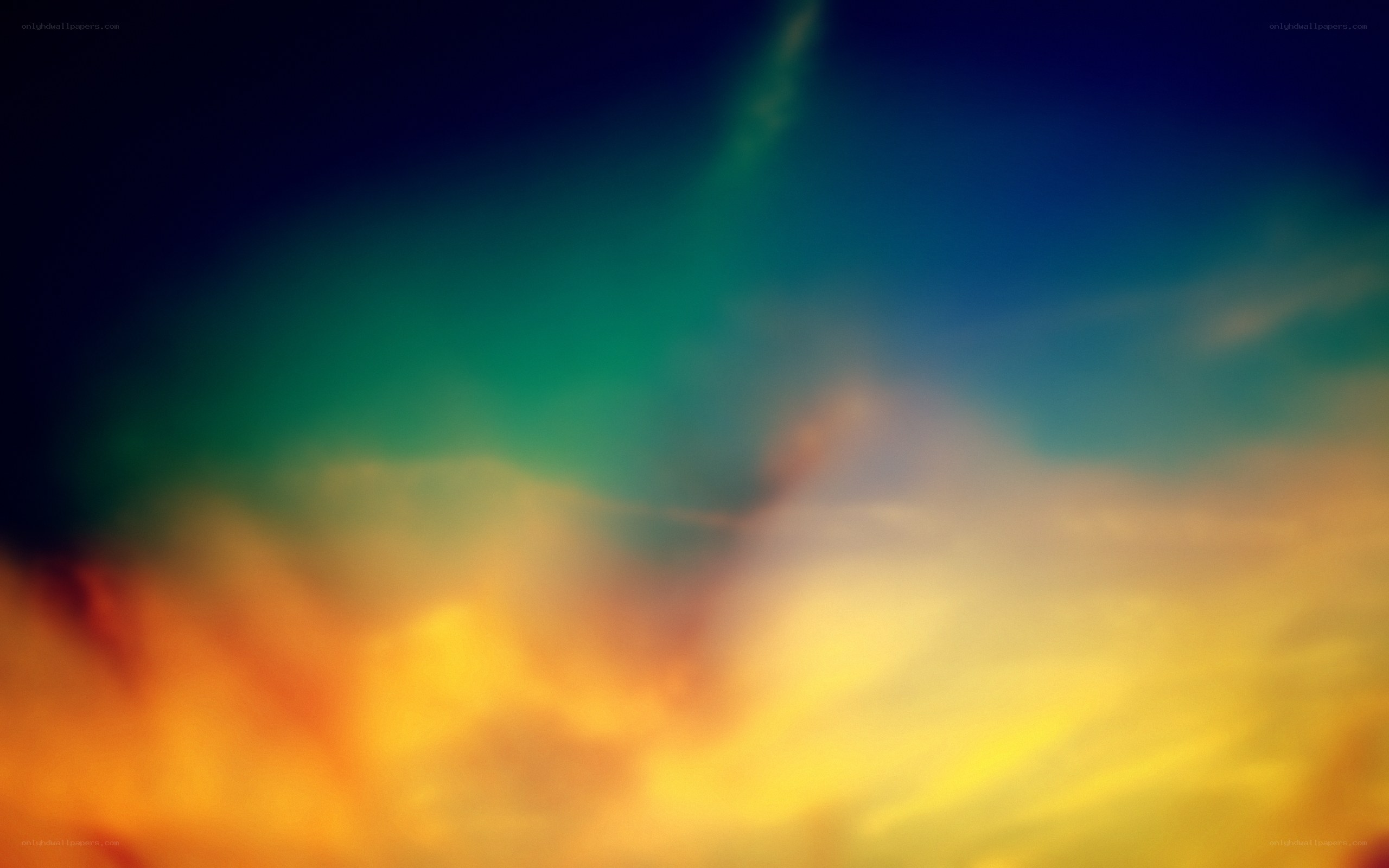 Abstract colorful sky