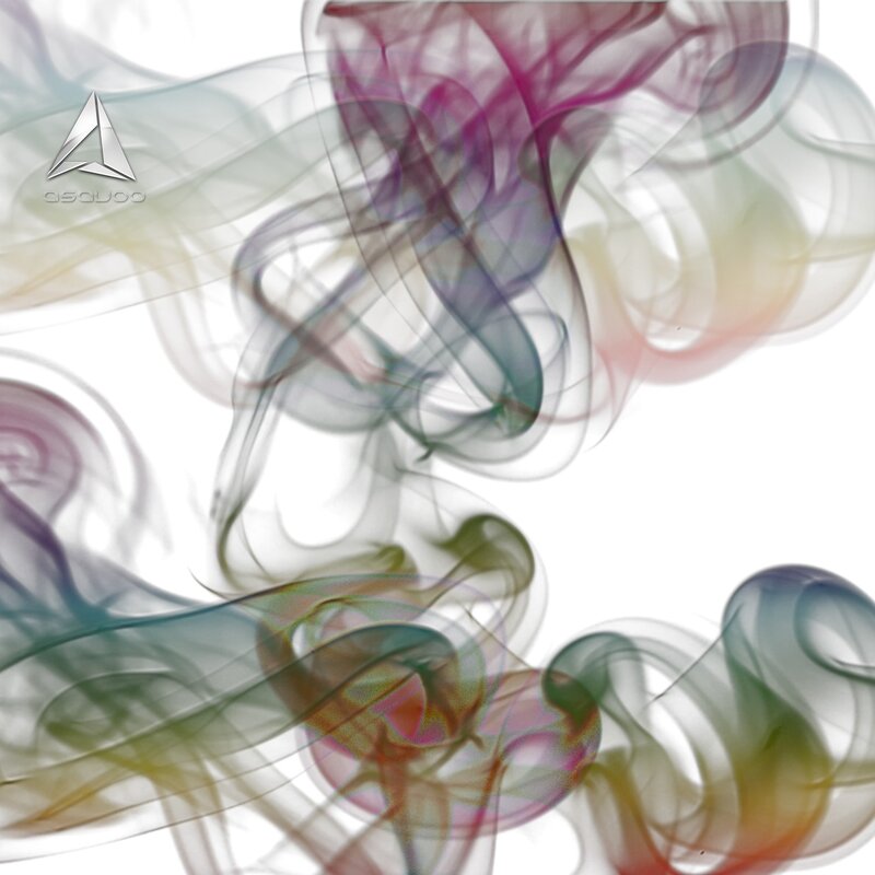 Abstract colorful smoke swirls