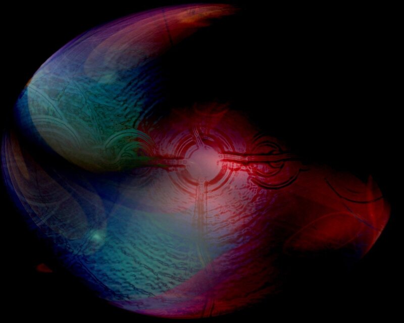 Abstract colorful sphere