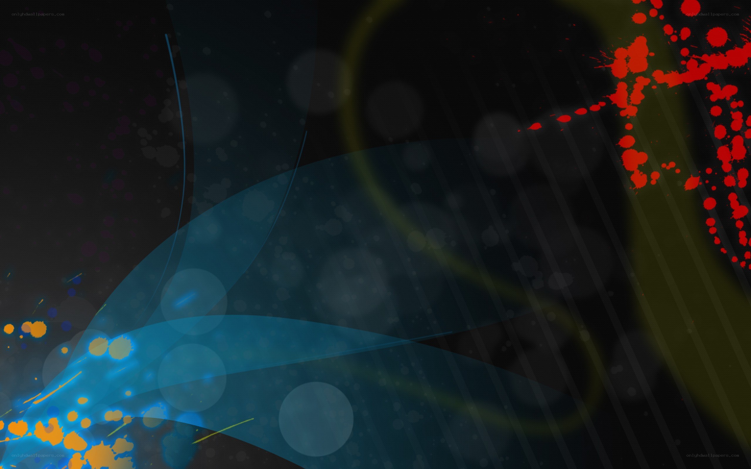 abstract colorful splatter design