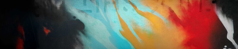 abstract colorful spray paint art