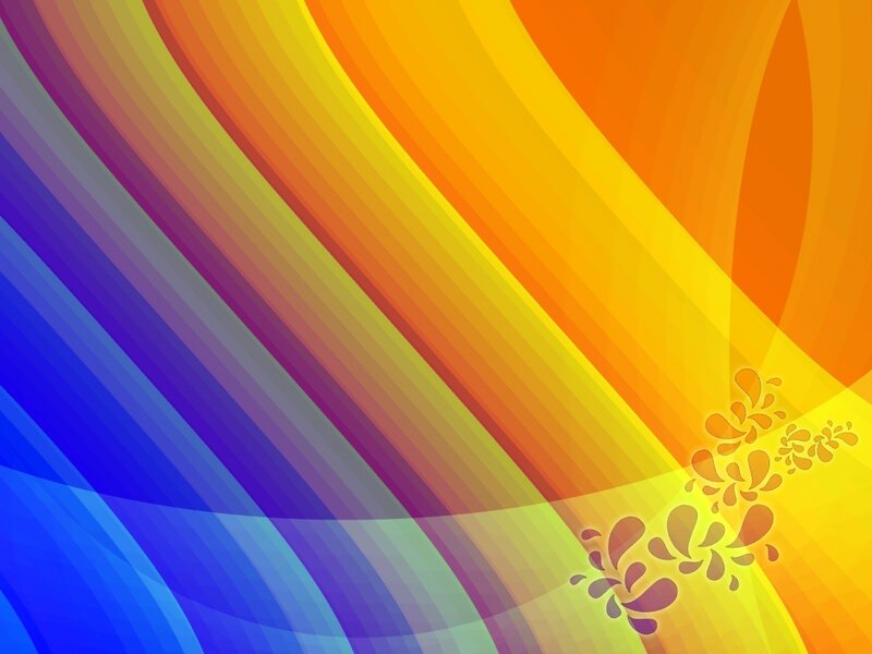 Abstract Colorful Stripes — Blue