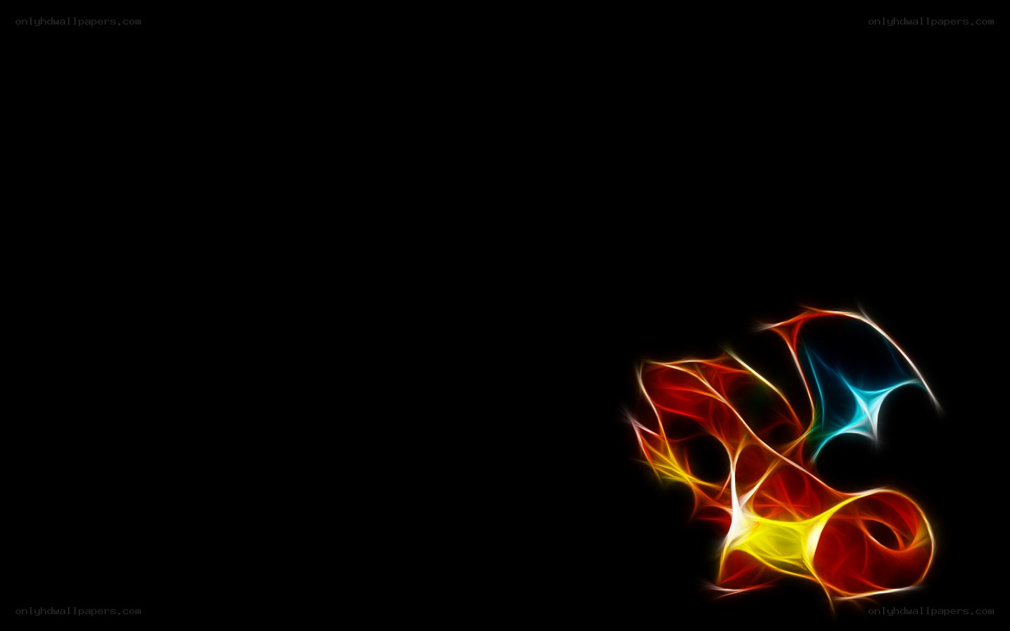 abstract colorful swirl