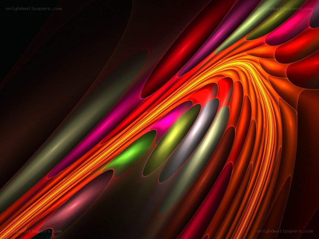 Abstract colorful swirl pattern