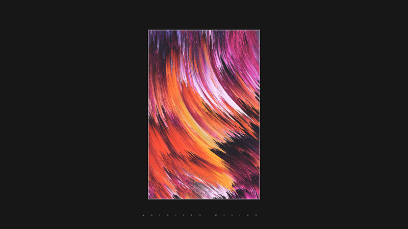 Abstract Colorful Swirl — Pink