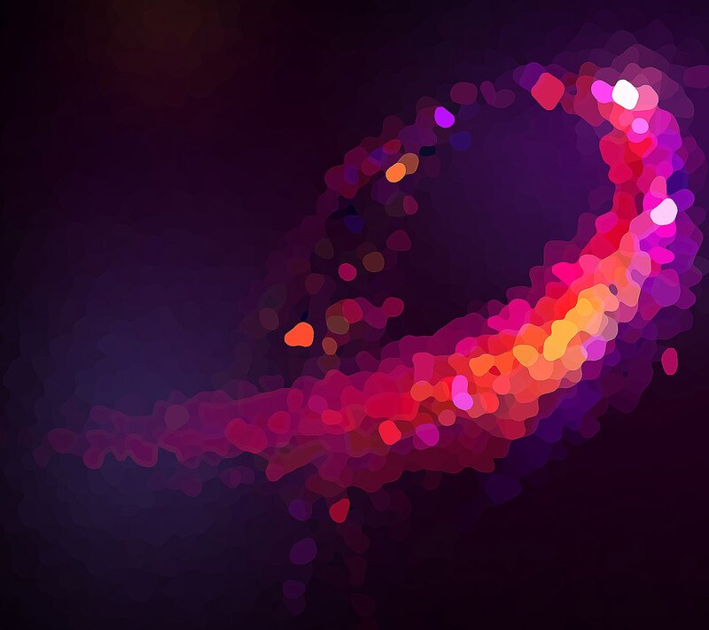Abstract Colorful Swirl — Purple, Dynamic