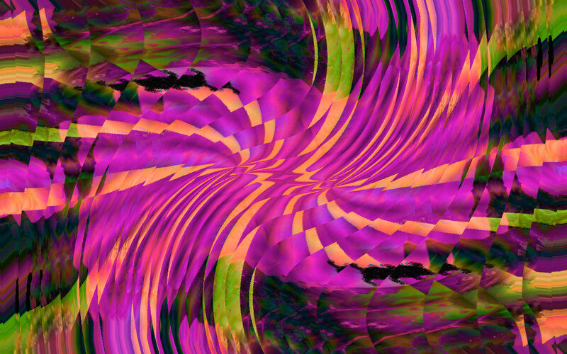 Abstract Colorful Swirl — Purple, Vibrant