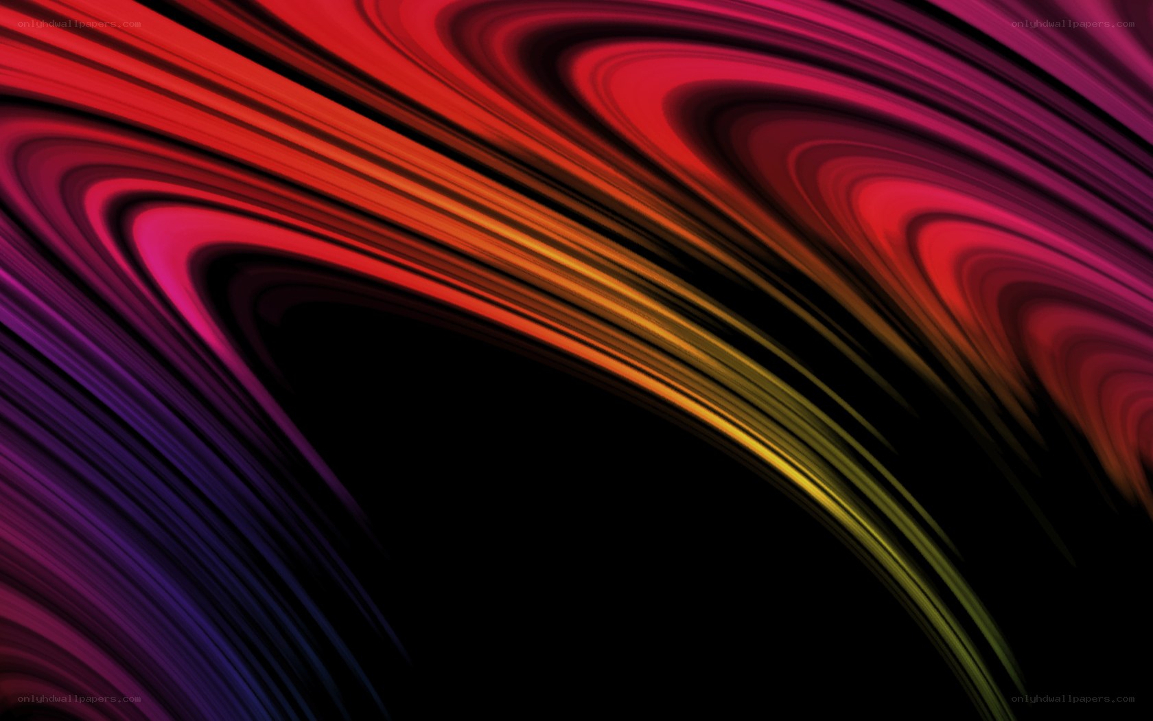 Abstract colorful swirls