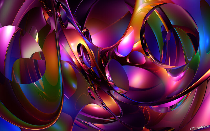 Abstract colorful swirls