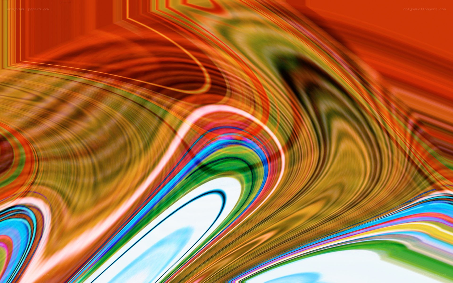 Abstract colorful swirls