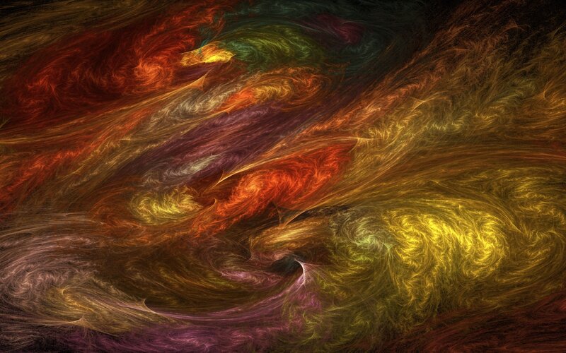 Abstract colorful swirls