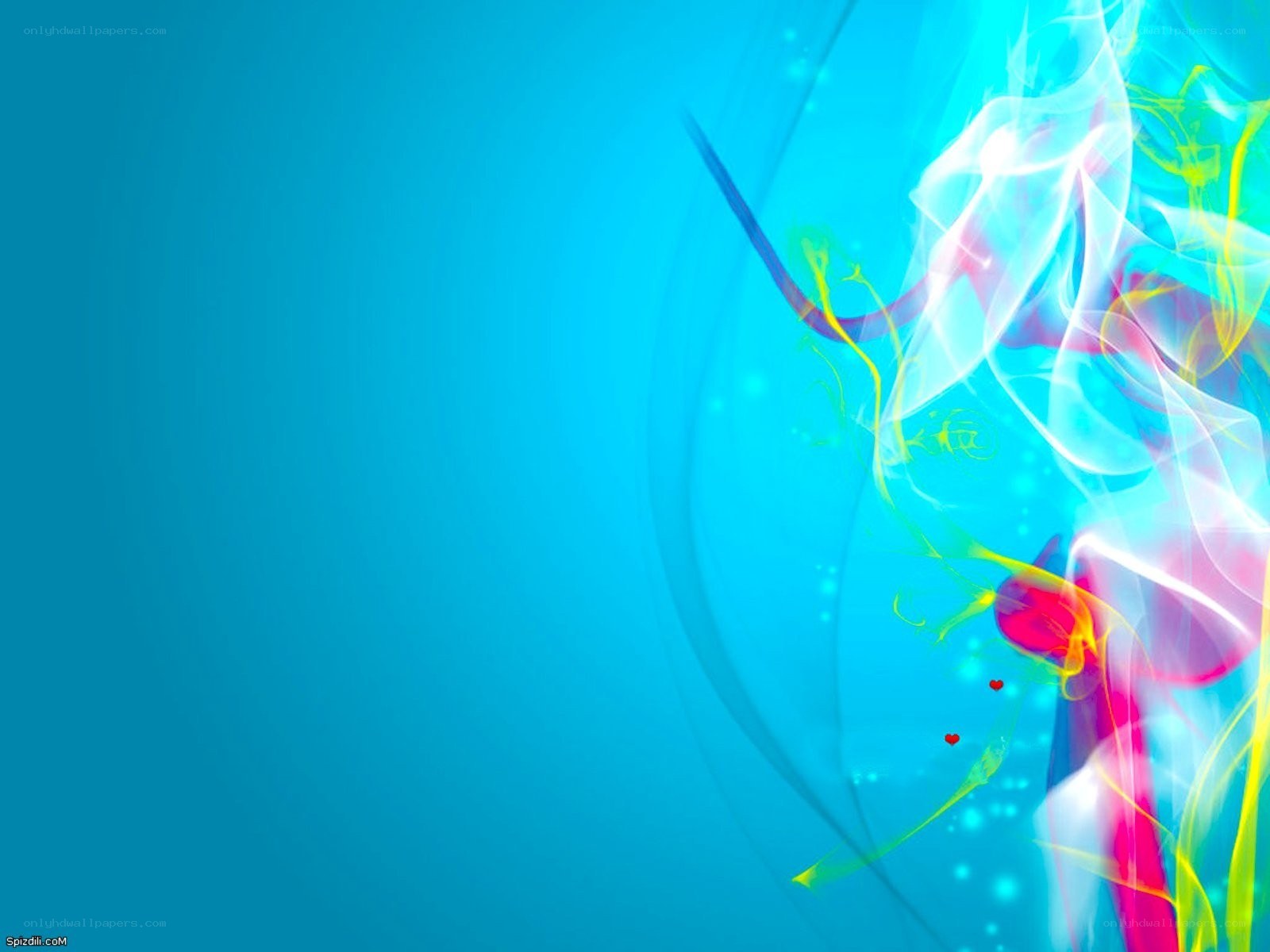 abstract colorful swirls