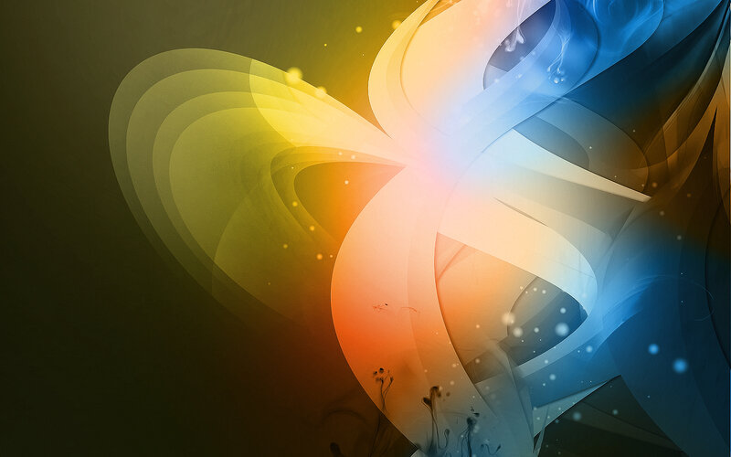 Abstract colorful swirls