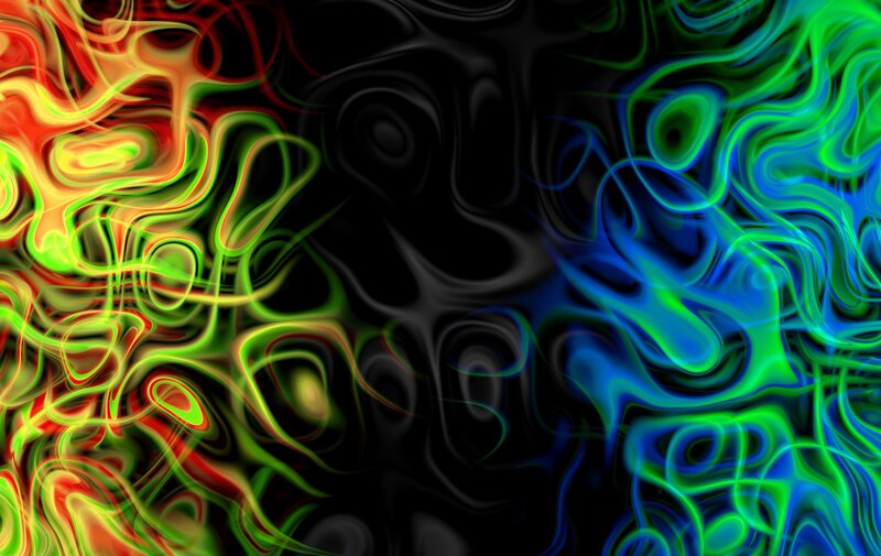 Abstract colorful swirls
