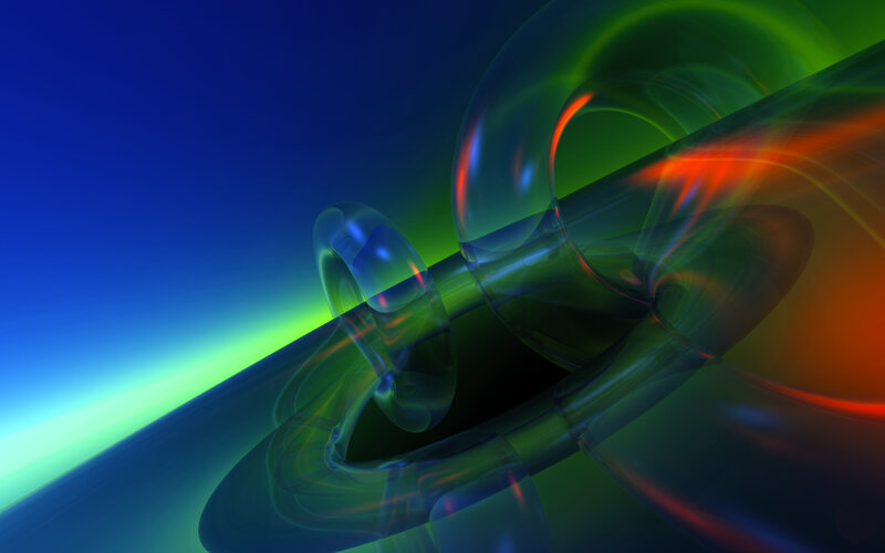 Abstract colorful swirls