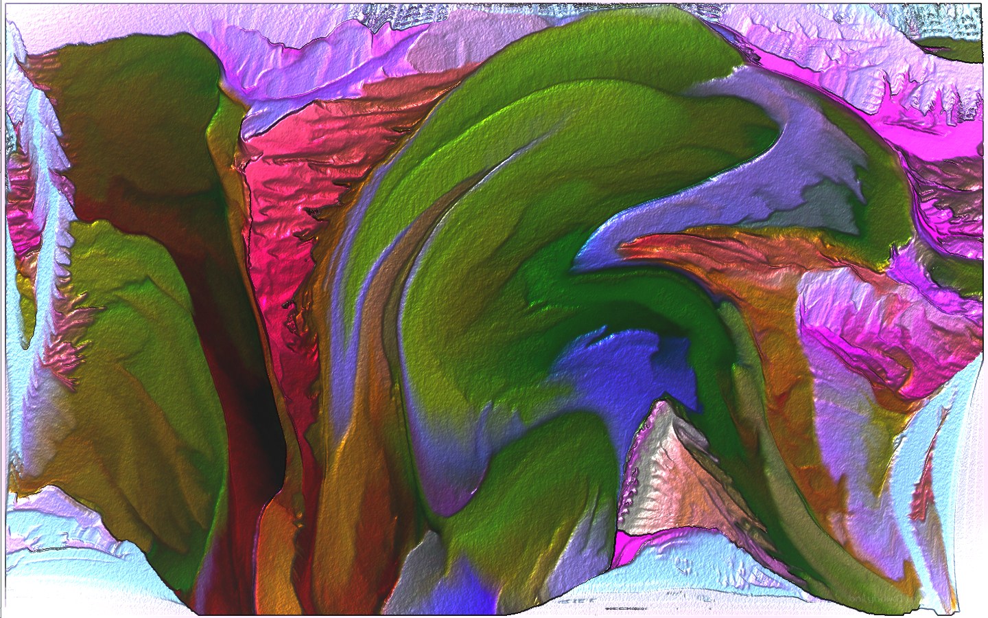 Abstract colorful swirls
