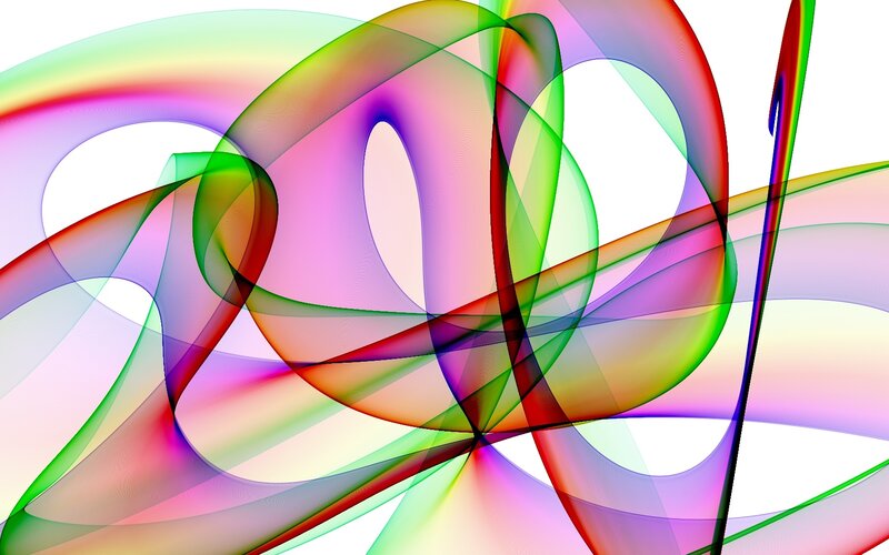 Abstract colorful swirls