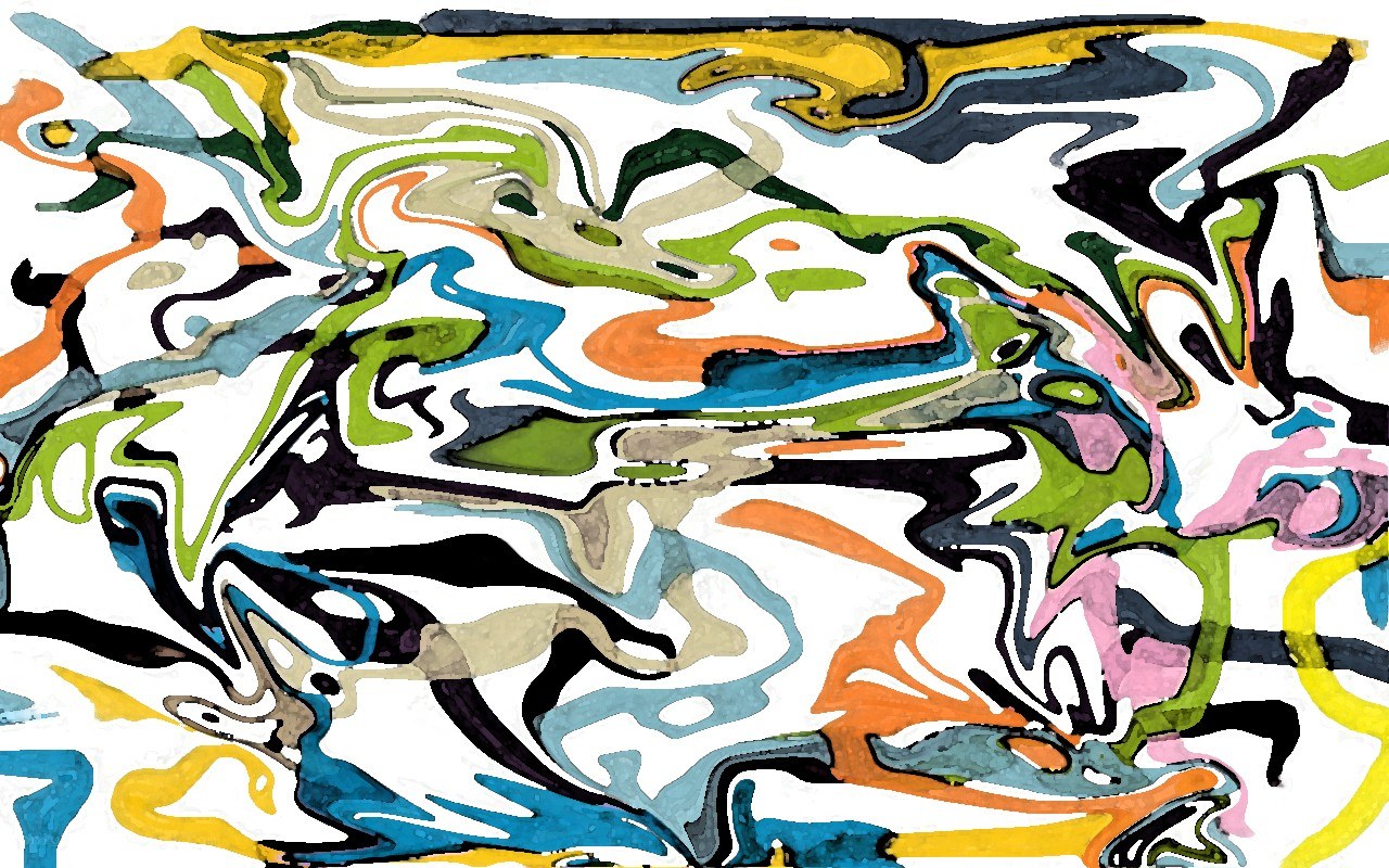 Abstract colorful swirls