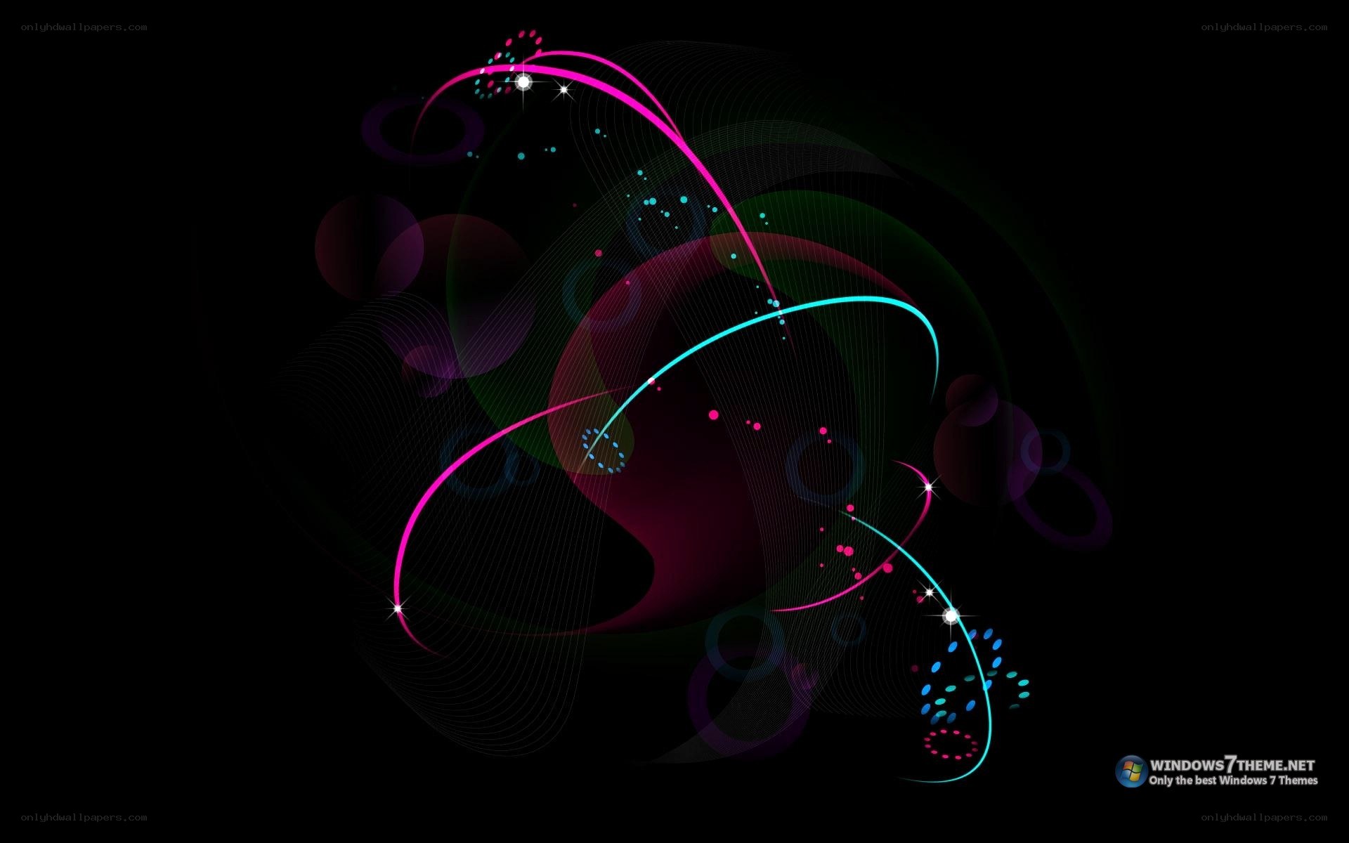 abstract colorful swirls