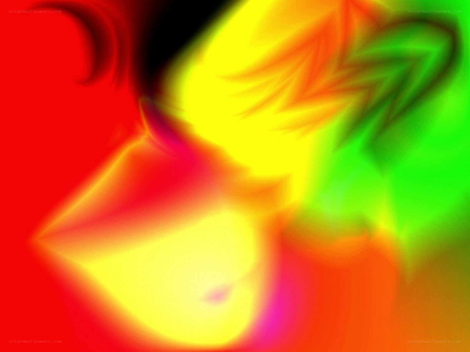 Abstract colorful swirls