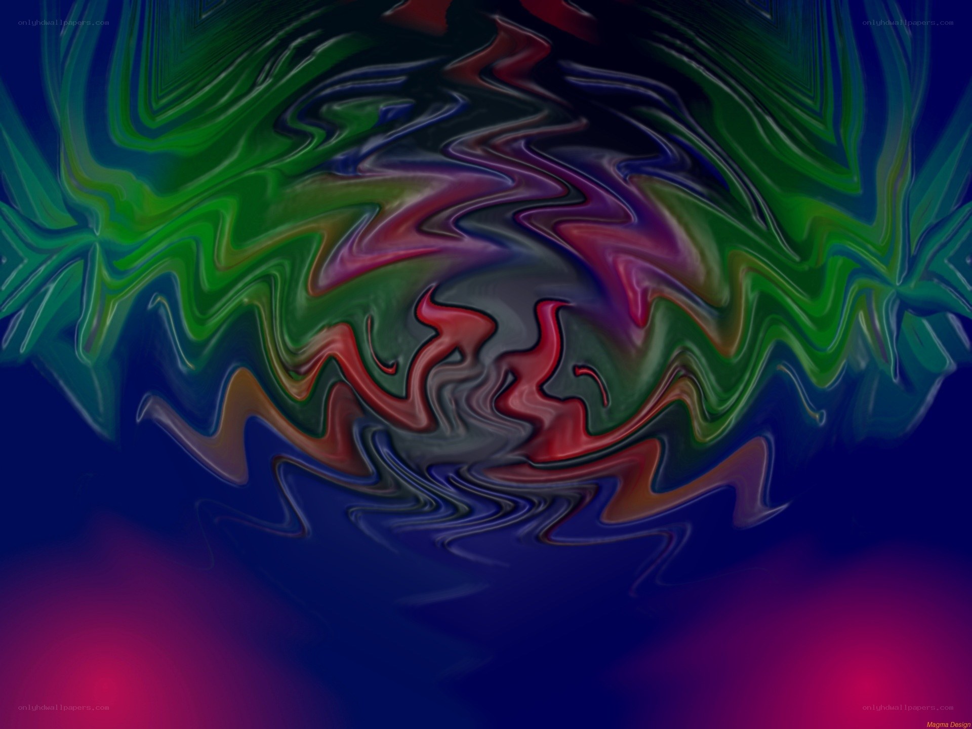 Abstract colorful swirls