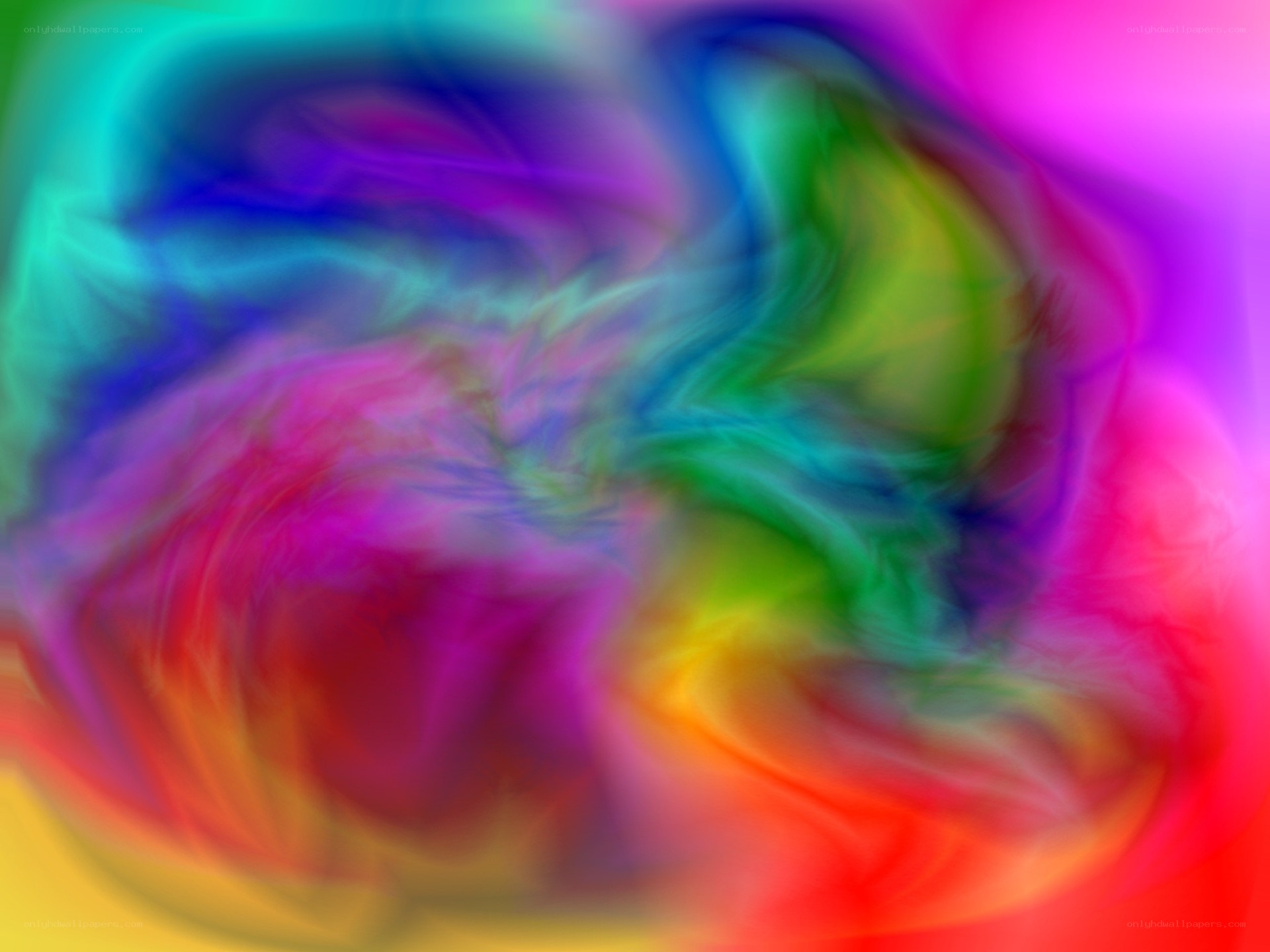 Abstract colorful swirls