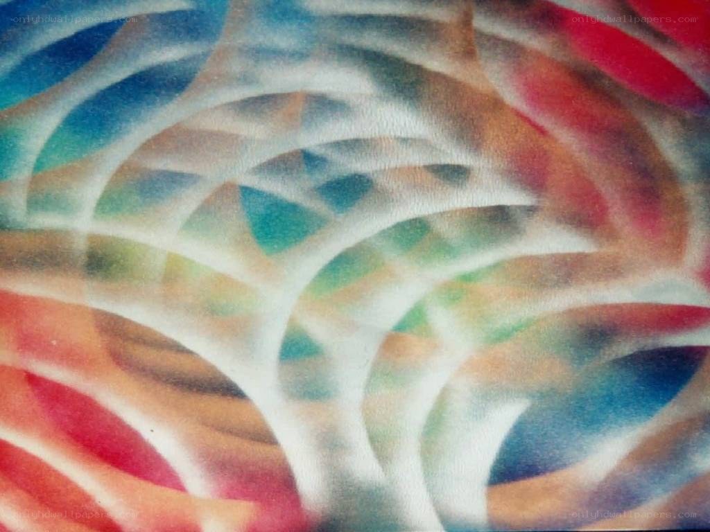 Abstract colorful swirls