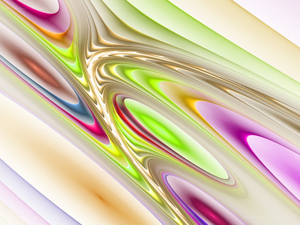 Abstract colorful swirls
