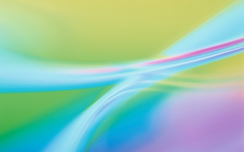 Abstract Colorful Swirls — Green, Calm