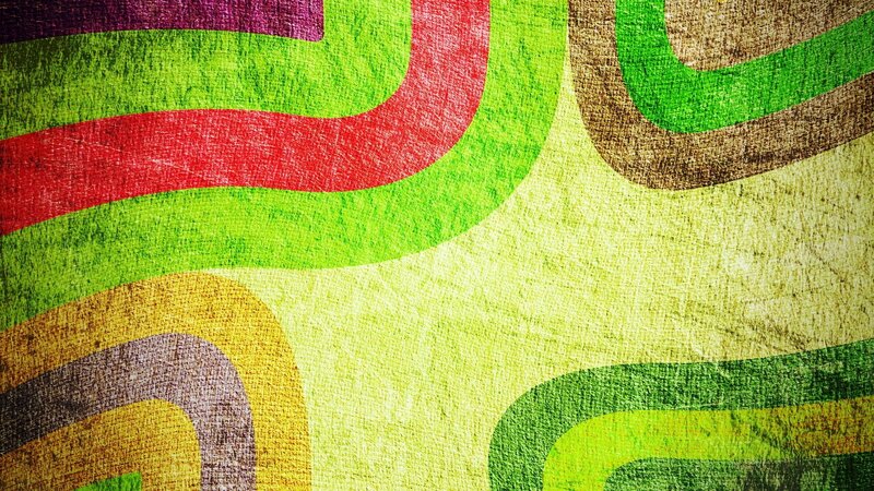 Abstract Colorful Swirls — Green, Vibrant, Texture