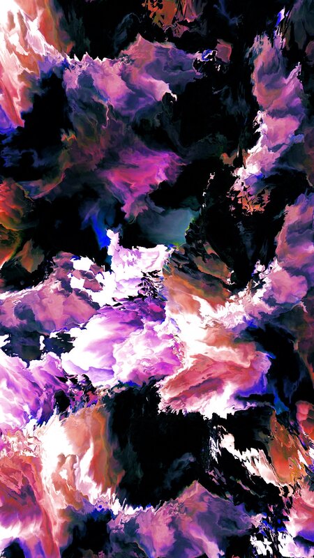 Abstract Colorful Swirls — Purple, Dramatic