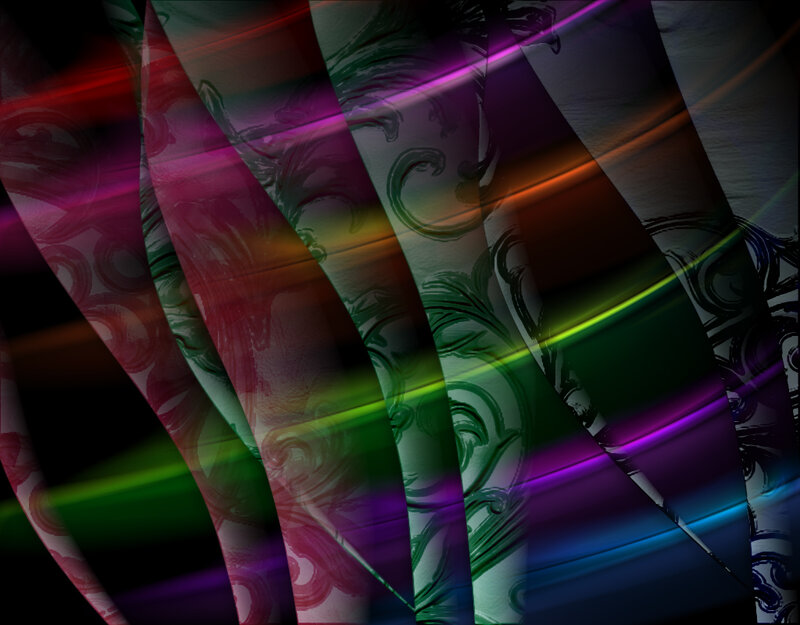 Abstract Colorful Swirls — Purple, Dynamic