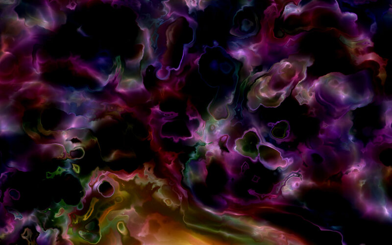 Abstract Colorful Swirls — Purple, Mystical