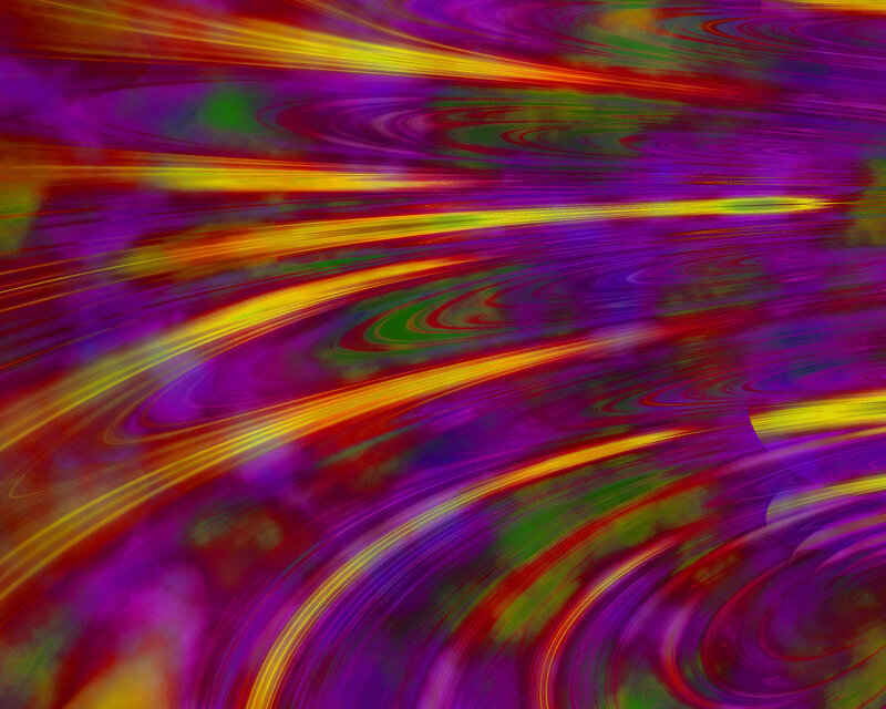Abstract Colorful Swirls — Purple, Vibrant, Lines, Colors