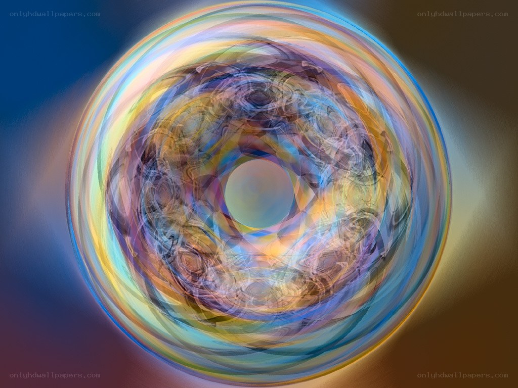 Abstract colorful vortex
