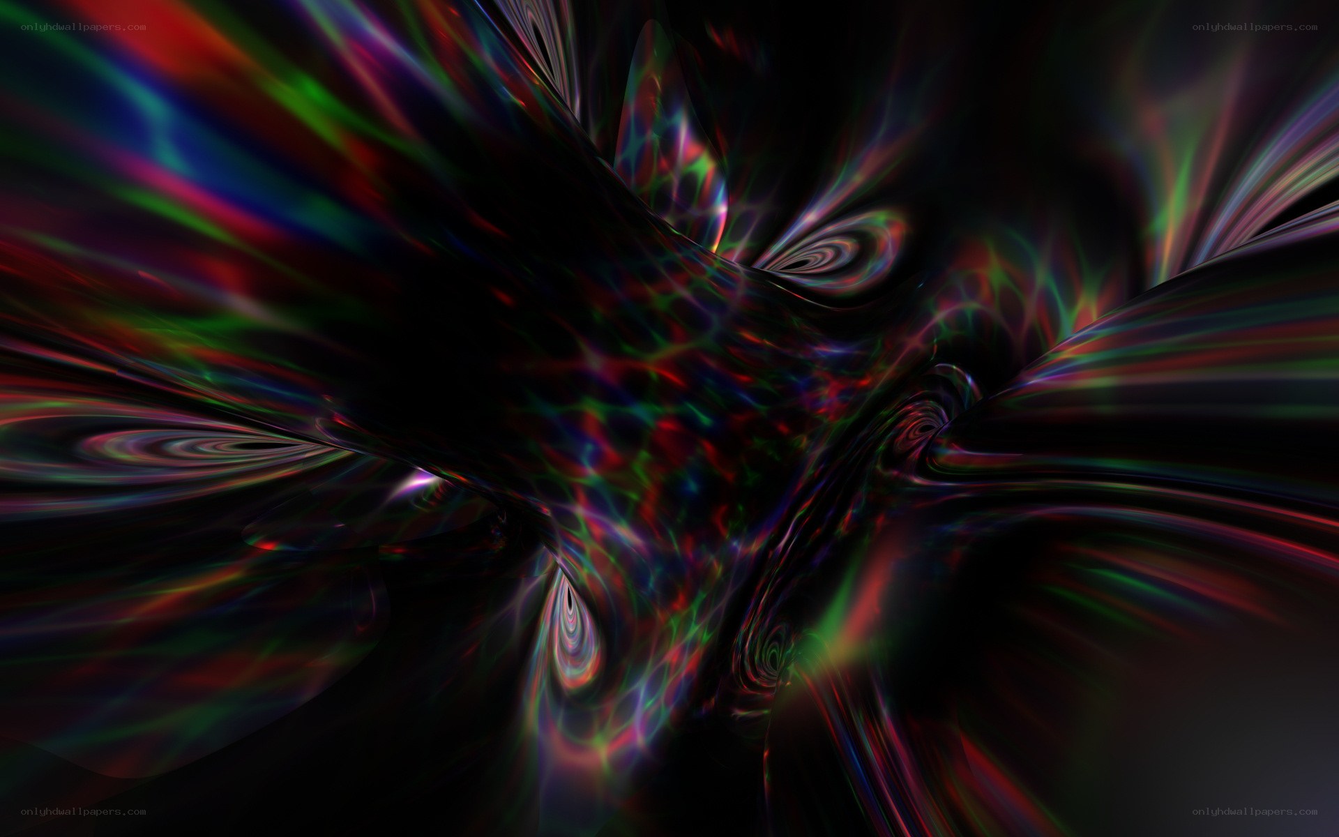 Abstract colorful vortex
