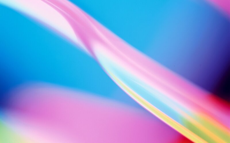 Abstract Colorful Wave — Blue, Vibrant