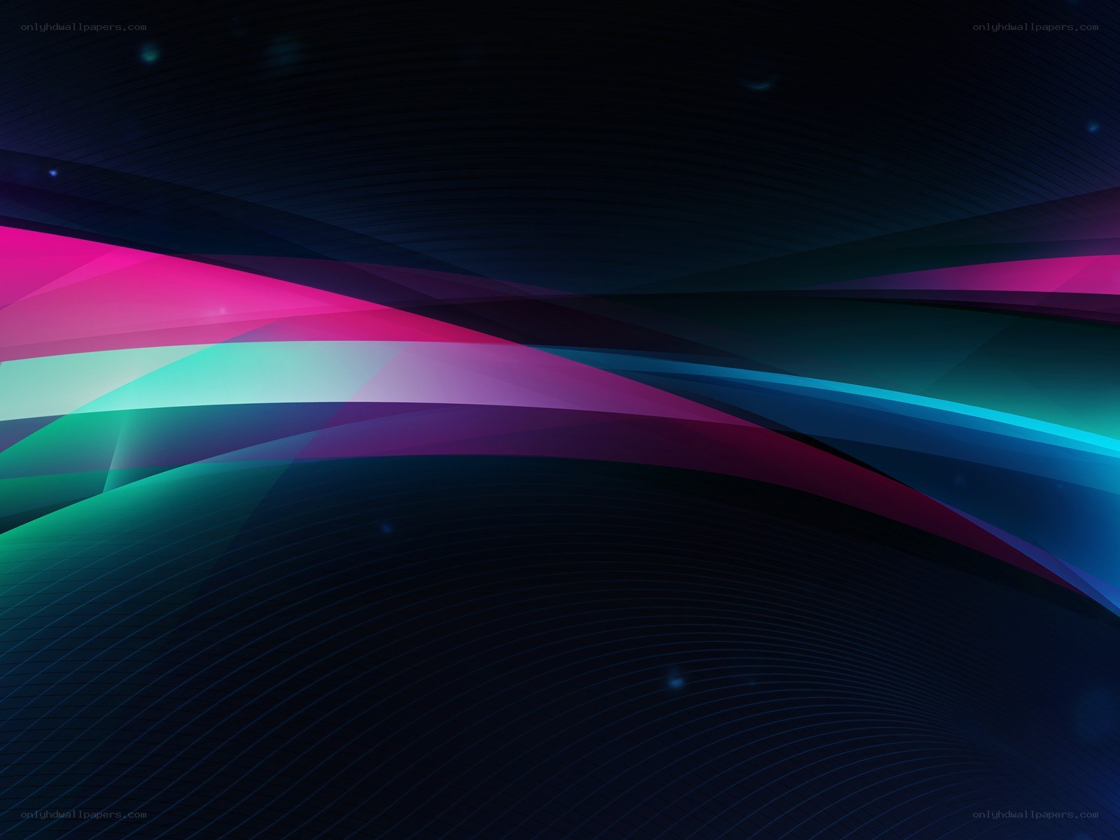 Abstract colorful wave design