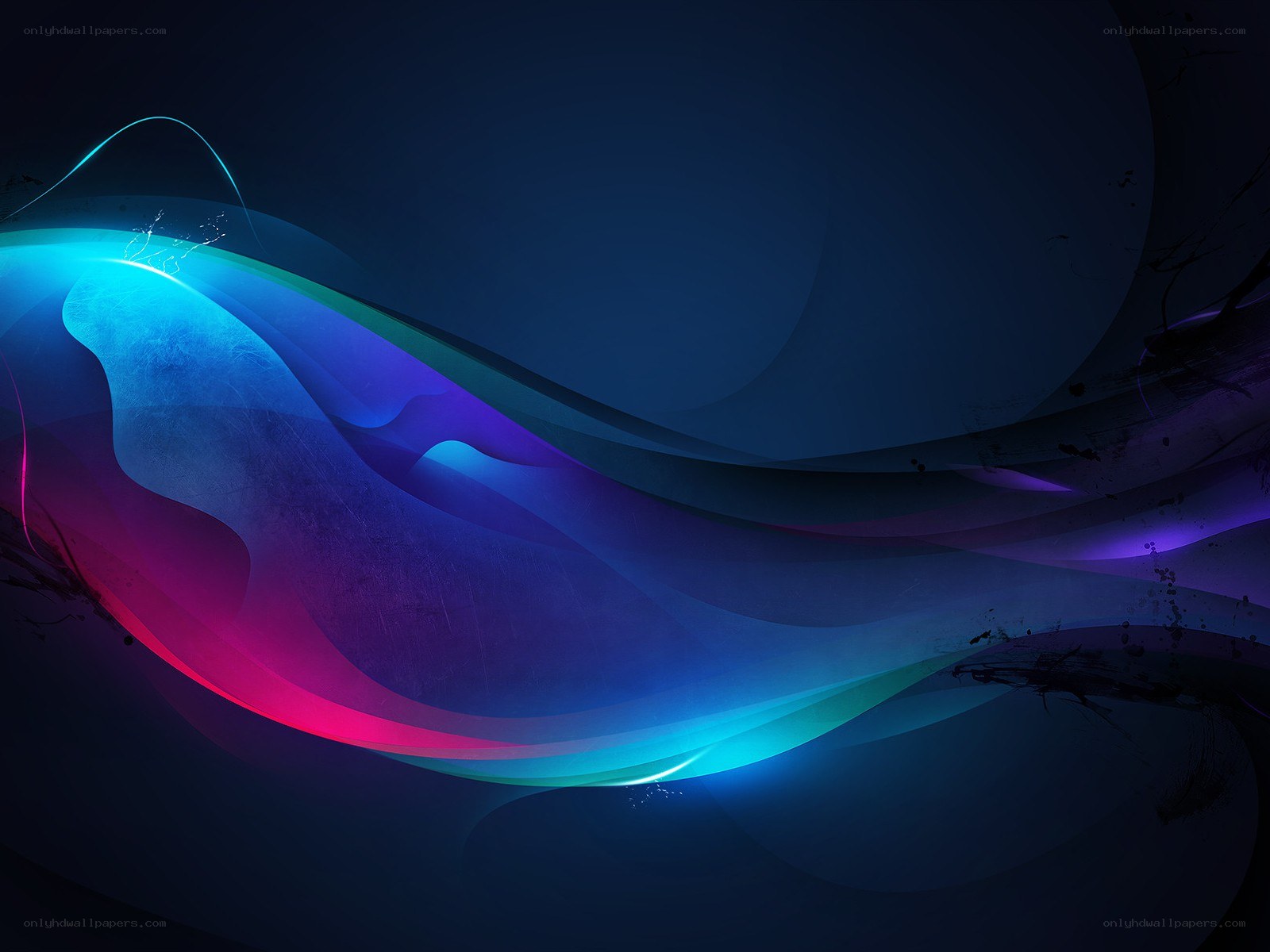 Abstract colorful wave design
