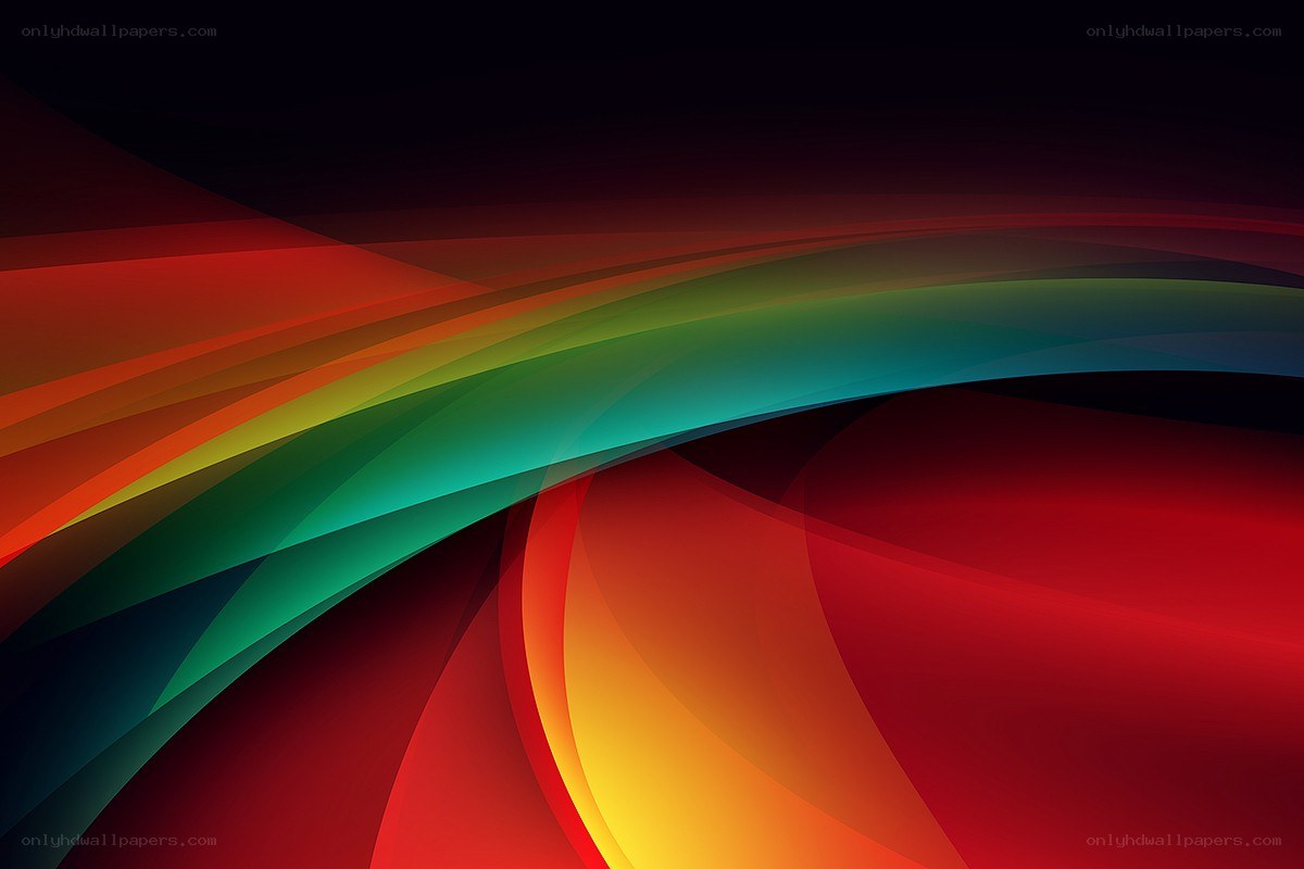 Abstract colorful wave design