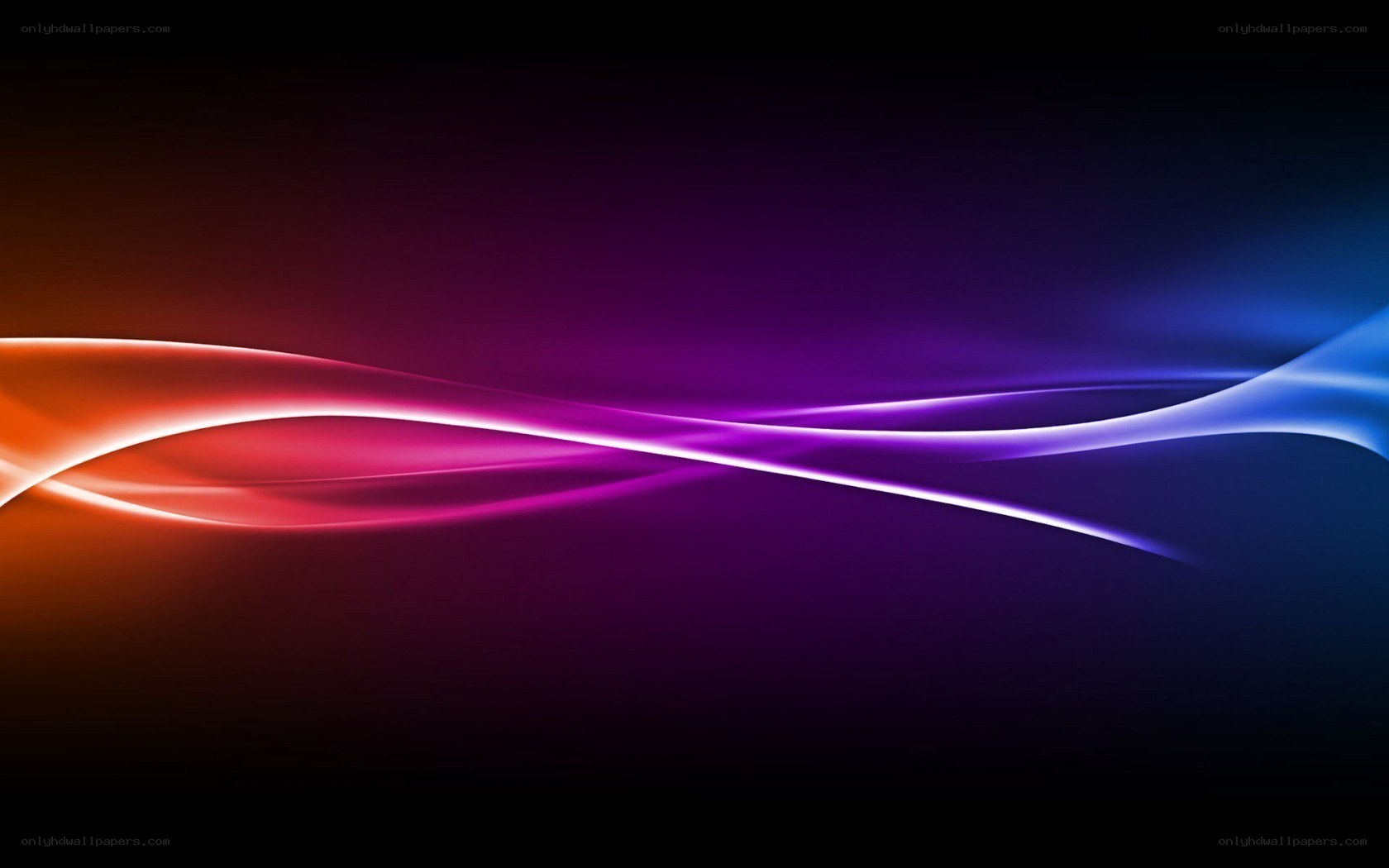 Abstract colorful wave design