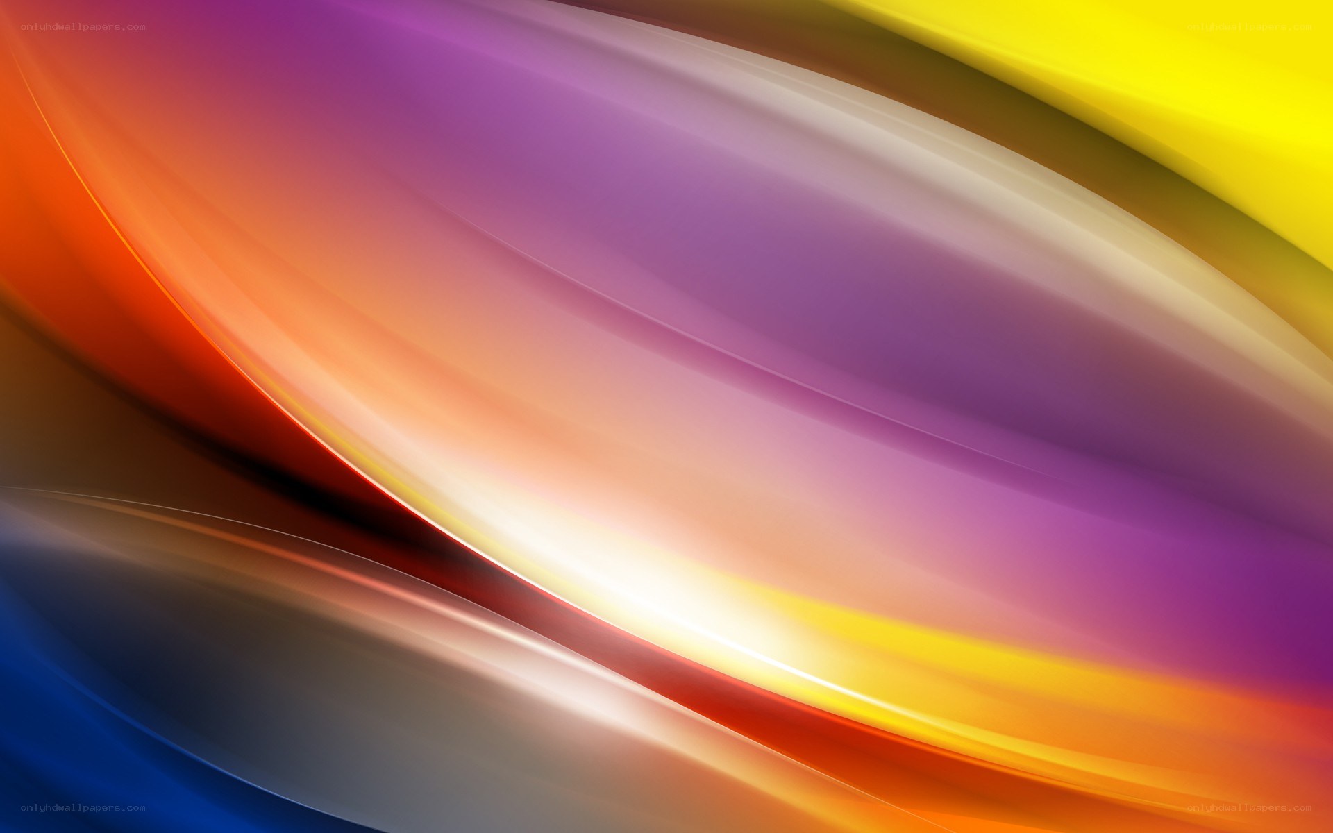 Abstract colorful wave design